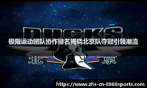 极限运动团队协作排名揭晓北京队夺冠引领潮流